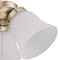 Westinghouse Ceiling Fan -Light Kit 3Lgt Cluster Polished Brass Frosted Ribbed Glass 7784500 - alternate 4